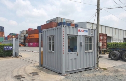 Container Văn Phòng 10 Feet: Giải Pháp Chốt Bảo Vệ Và Văn Phòng Di Động Nhỏ Gọn